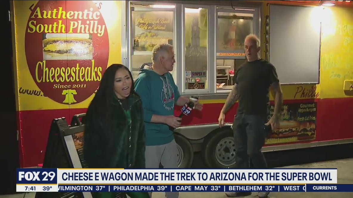 Cheese E Wagon: Philadelphia native turned Arizona resident brings Philly food truck to Super Bowl
